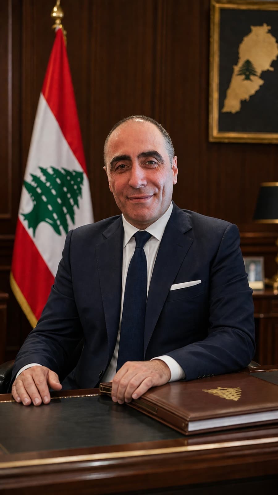 Dr. Milad Khatib at his office, Beirut, 2026.